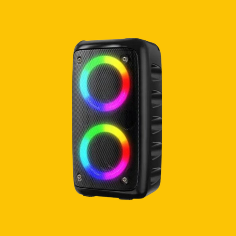 Caixa de Som Bluetooth com LED RGB Subwoofer TWS Estéreo Sem Fio XDG-96